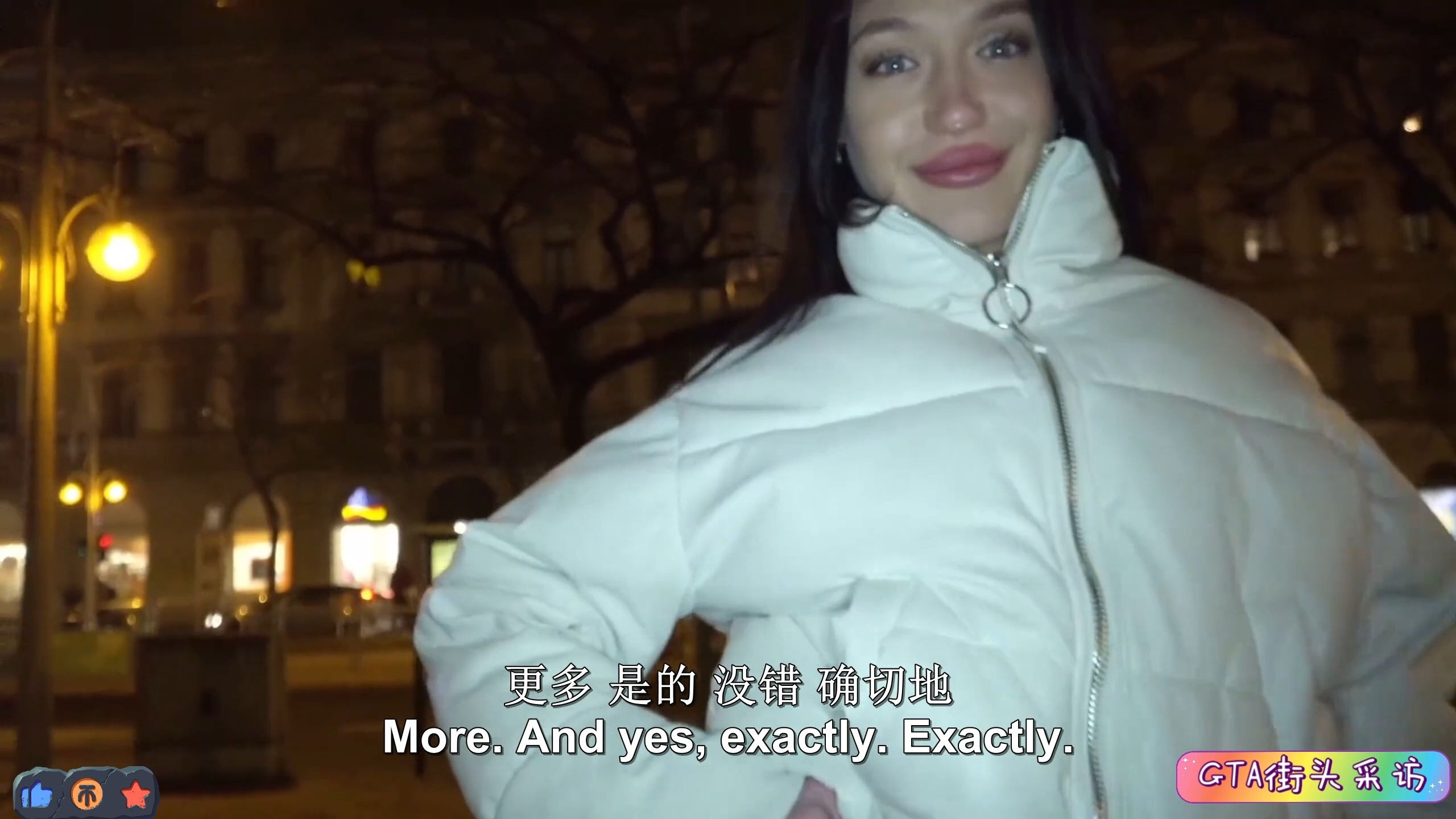 捷克街头-齐刘海绿色麻花辫的黑皮肤女仆
